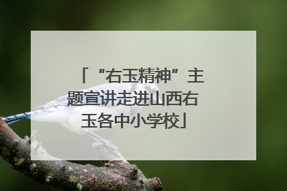 “右玉精神”主题宣讲走进山西右玉各中小学校