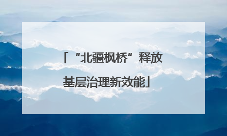“北疆枫桥”释放基层治理新效能