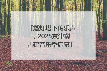 燃灯塔下传乐声，2025京津冀古建音乐季启幕