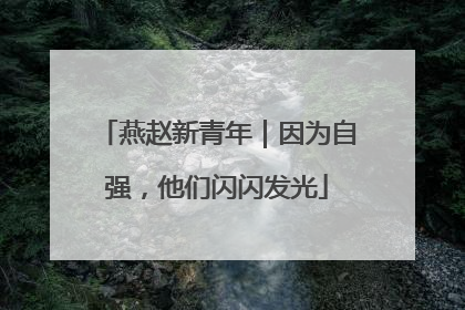 燕赵新青年｜因为自强，他们闪闪发光