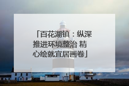 百花湖镇：纵深推进环境整治 精心绘就宜居画卷