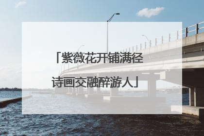 紫薇花开铺满径 诗画交融醉游人