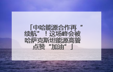 中哈能源合作再“续航”！这场峰会被哈萨克斯坦能源高管点赞“加油”