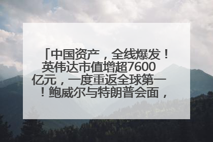 中国资产，全线爆发！英伟达市值增超7600亿元，一度重返全球第一！鲍威尔与特朗普会面，他们聊了什么？