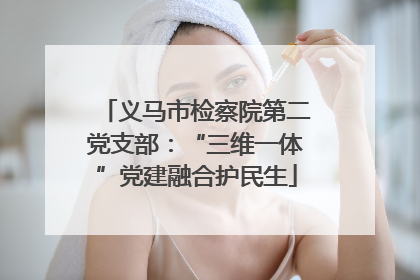 义马市检察院第二党支部：“三维一体”党建融合护民生
