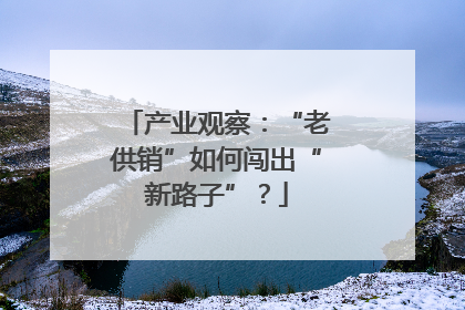 产业观察：“老供销”如何闯出“新路子”？