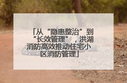从“隐患整治”到“长效管理”，洪湖消防高效推动住宅小区消防管理