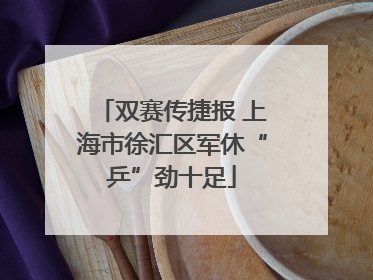 双赛传捷报 上海市徐汇区军休“乒”劲十足