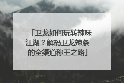 卫龙如何玩转辣味江湖？解码卫龙辣条的全渠道称王之路