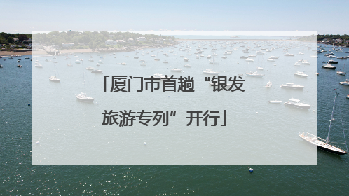 厦门市首趟“银发旅游专列”开行