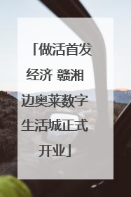 做活首发经济 赣湘边奥莱数字生活城正式开业