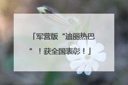军营版“迪丽热巴”！获全国表彰！