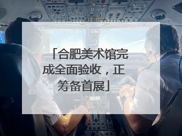 合肥美术馆完成全面验收，正筹备首展