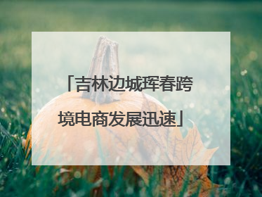 吉林边城珲春跨境电商发展迅速
