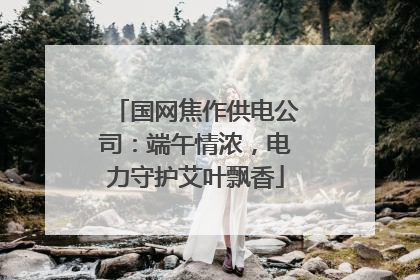 国网焦作供电公司：端午情浓，电力守护艾叶飘香