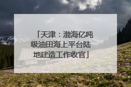 天津:渤海亿吨级油田海上平台陆地建造工作收官