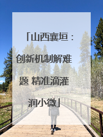 山西襄垣：创新机制解难题 精准滴灌润小微