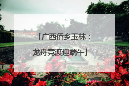 广西侨乡玉林：龙舟竞渡迎端午