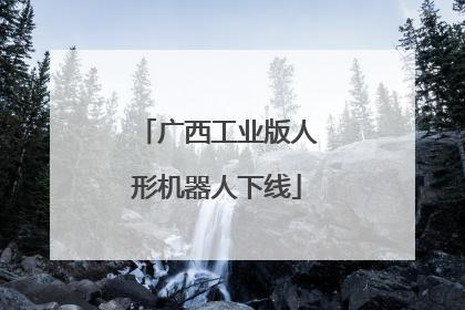 广西工业版人形机器人下线