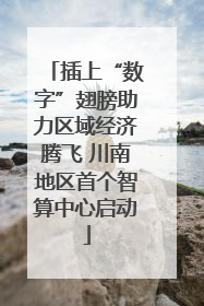 插上“数字”翅膀助力区域经济腾飞 川南地区首个智算中心启动