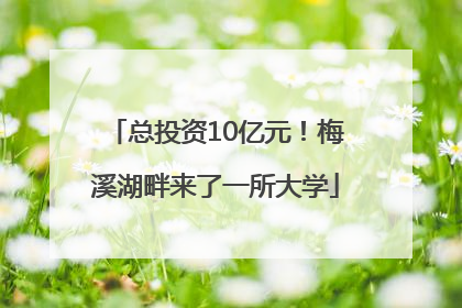 总投资10亿元！梅溪湖畔来了一所大学