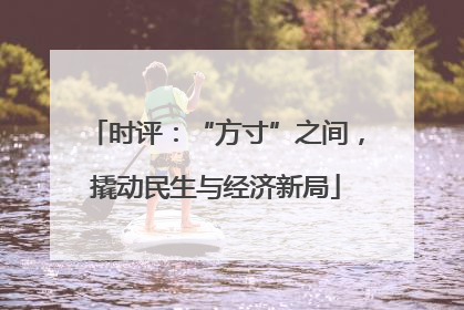 时评：“方寸”之间，撬动民生与经济新局