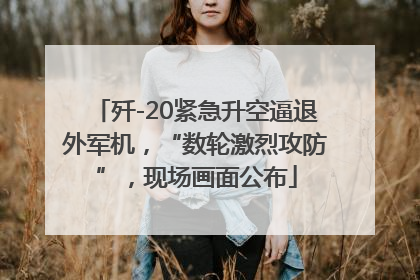 歼-20紧急升空逼退外军机，“数轮激烈攻防”，现场画面公布