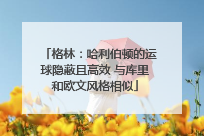 格林：哈利伯顿的运球隐蔽且高效 与库里和欧文风格相似
