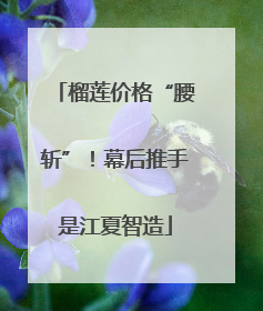 榴莲价格“腰斩”！幕后推手是江夏智造