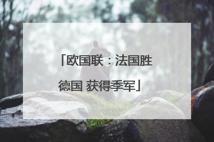 欧国联：法国胜德国 获得季军