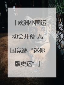 欧洲小国运动会开幕 九国竞逐“迷你版奥运”