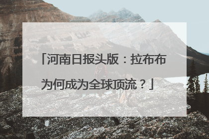 河南日报头版：拉布布为何成为全球顶流？