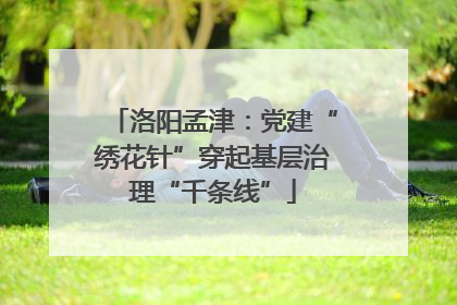 洛阳孟津：党建“绣花针”穿起基层治理“千条线”