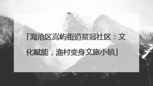 海沧区嵩屿街道鳌冠社区：文化赋能，渔村变身文旅小镇