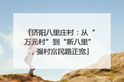 济阳八里庄村：从“万元村”到“新八里”，强村富民路正宽