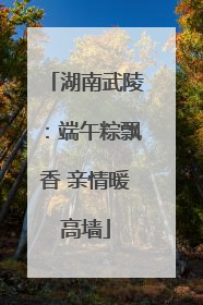 湖南武陵：端午粽飘香 亲情暖高墙