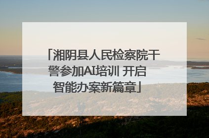 湘阴县人民检察院干警参加AI培训 开启智能办案新篇章