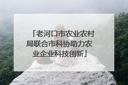 老河口市农业农村局联合市科协助力农业企业科技创新