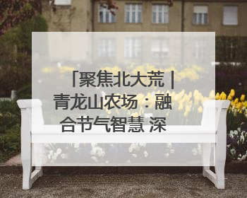 聚焦北大荒｜青龙山农场：融合节气智慧 深耕安全沃土