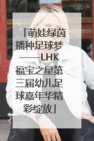 萌娃绿茵播种足球梦——LHK福宝之星第三届幼儿足球嘉年华精彩绽放