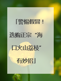 警惕假冒！选购正宗“海口火山荔枝”有妙招