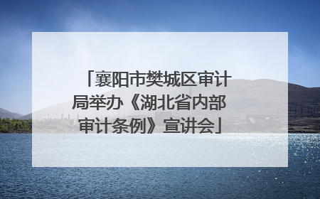襄阳市樊城区审计局举办《湖北省内部审计条例》宣讲会