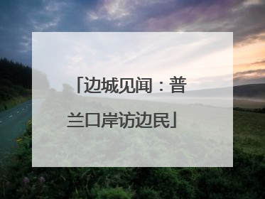 边城见闻：普兰口岸访边民