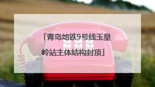 青岛地铁9号线玉皇岭站主体结构封顶