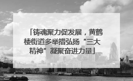 铸魂聚力促发展，黄鹤楼街道多举措弘扬“三大精神”凝聚奋进力量