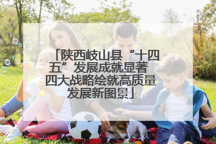 陕西岐山县“十四五”发展成就显著 四大战略绘就高质量发展新图景