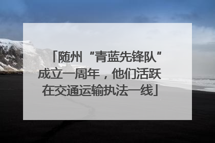 随州“青蓝先锋队”成立一周年，他们活跃在交通运输执法一线