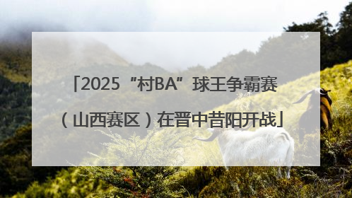 2025“村BA”球王争霸赛（山西赛区）在晋中昔阳开战