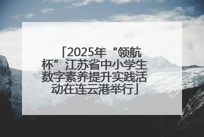 2025年“领航杯”江苏省中小学生数字素养提升实践活动在连云港举行