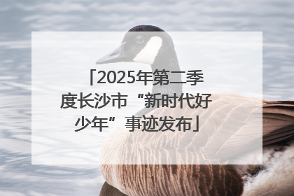 2025年第二季度长沙市“新时代好少年”事迹发布